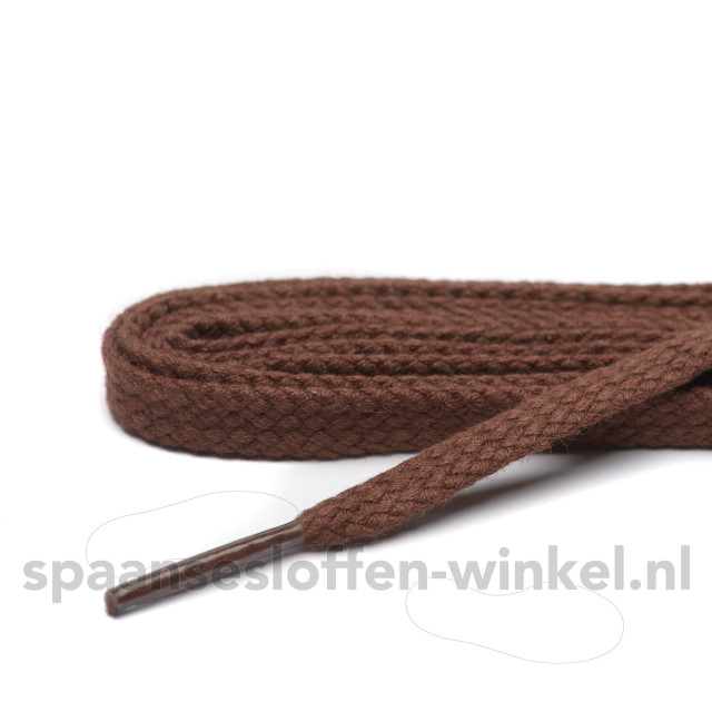 Cordial Schoenveters plat dikte 5 mm Schoenveters middelbruin plat dikte 5 mm 150 cm large