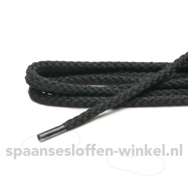 Cordial Katoenen grof rond dikte 4 mm 150 cm Cordial katoenen zwart grof rond dikte 4 mm 150 cm large