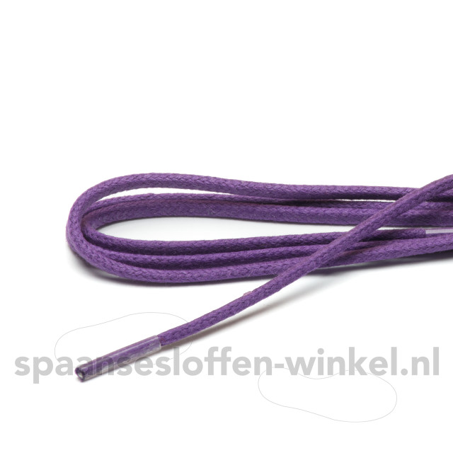ARIESZZZ Schoenveters wax fijn rond dikte 3 mm Schoenveters paars wax fijn rond 75 cm dikte 3 mm large