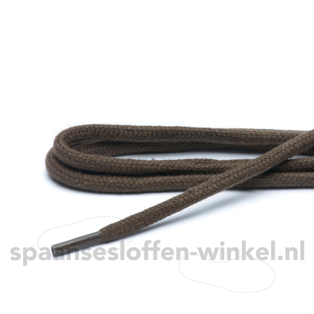 Cordial Katoenen fijn rond dikte 3 mm 150 cm Cordial katoenen donkerbruin fijn rond dikte 3 mm 150 cm large