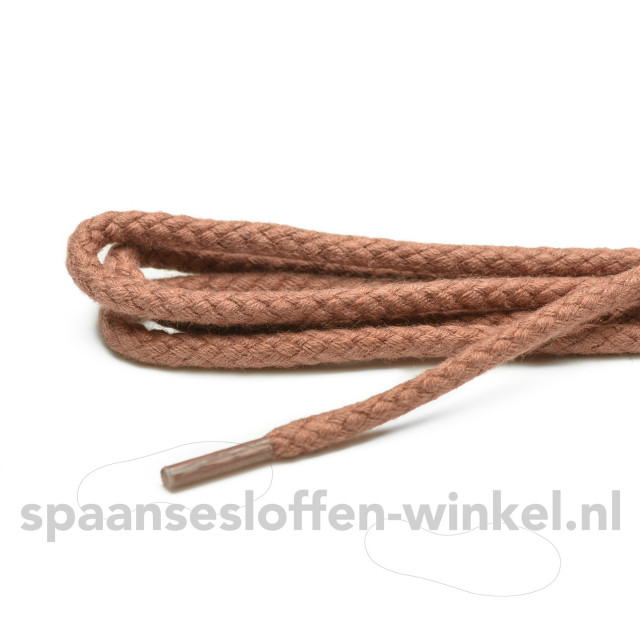 ARIESZZZ Schoenveters veters dikte rond grof 4 mm Schoenveters cognac veters dikte rond  grof 4 mm 90 cm large
