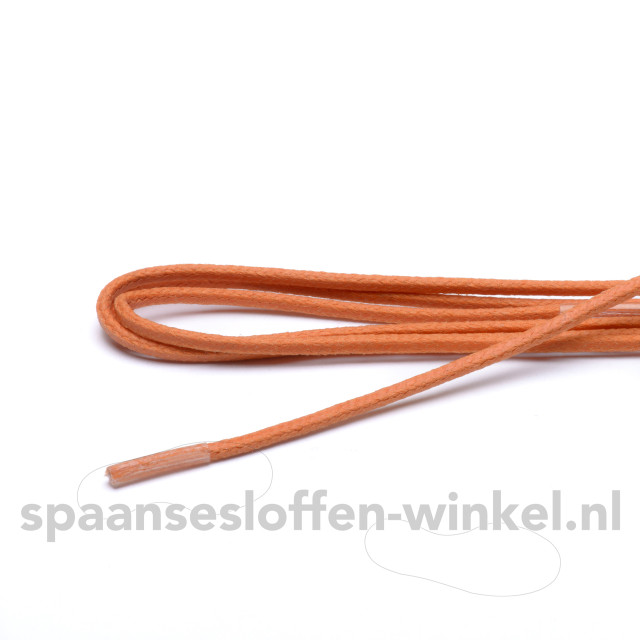 ARIESZZZ Schoenveters s wax fijn rond dikte 3 mm Schoenveters oranjes wax fijn rond 75 cm dikte 3 mm large