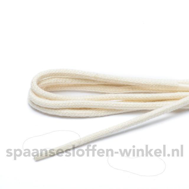 ARIESZZZ Schoenveters rond dikte 3 mm Schoenveters Creme rond dikte 3 mm  90 cm large