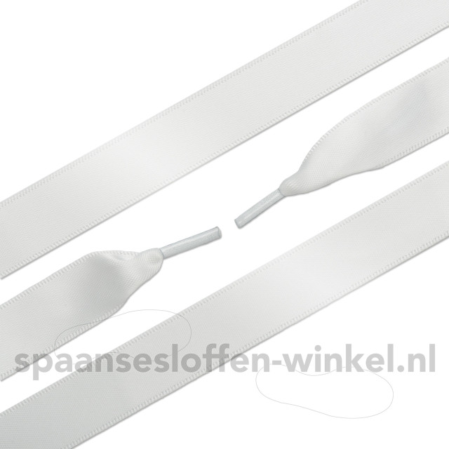 Ringpoint Satijnen schoenveters dreamly 90 cm Satijnen schoenveters dreamly white 90 cm large