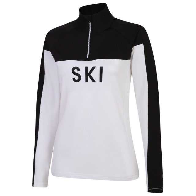 Dare2b Dames powder core stretch midlayer UTRG9775_whiteblack large Dare2b Dames powder core stretch midlayer UTRG9775_whiteblack large