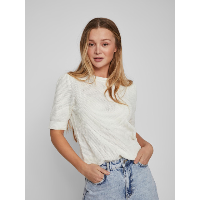 Vila Vidalo o-neck s/s knit top/su noo 14084421 large