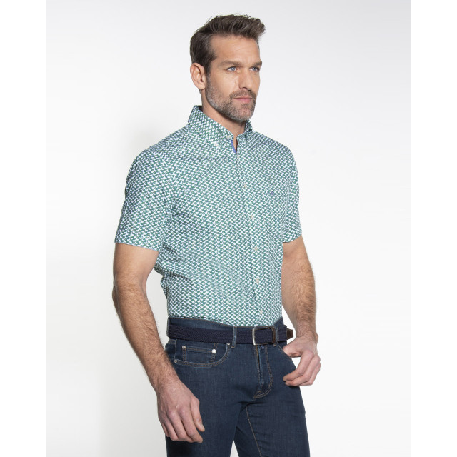 Campbell Classic casual overhemd met korte mouwen 052898-001-S large