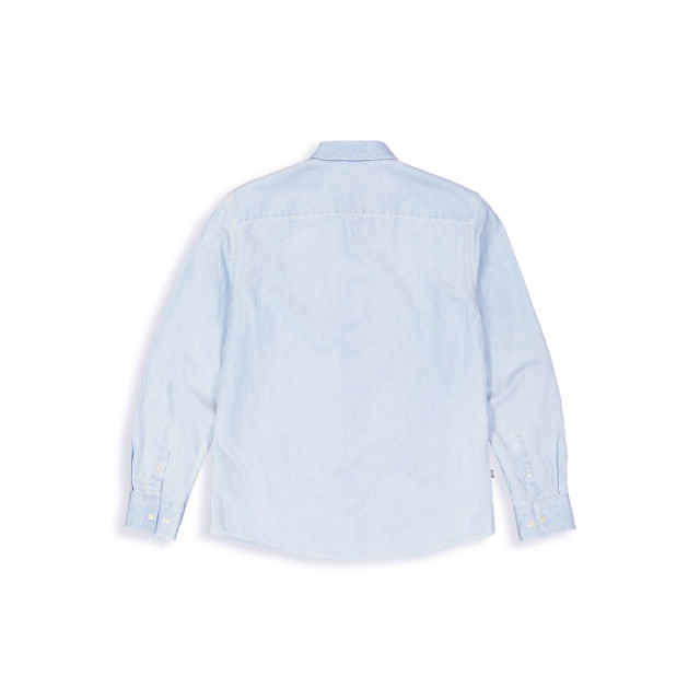 Butcher of Blue Aiden chambray lange mouw overhemden M2414010 large