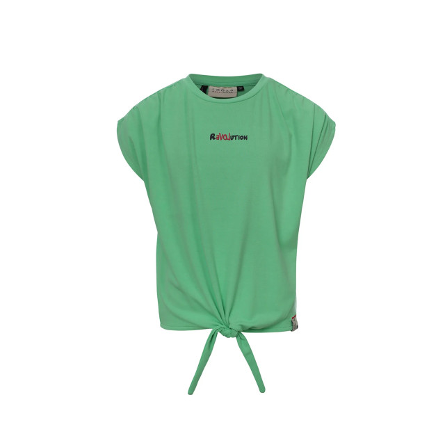 Looxs Revolution Viscose knoop t-shirt green voor meisjes in de kleur 2313-5498-299 large