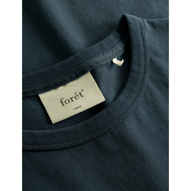 Foret Forét f4051 patch t-shirt navy F4051 large