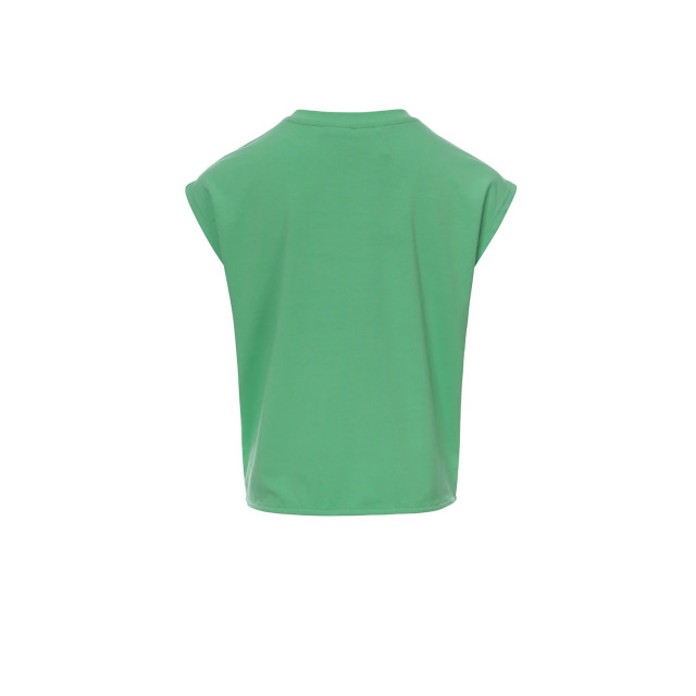 Looxs Revolution Viscose knoop t-shirt green voor meisjes in de kleur 2313-5498-299 large Looxs Revolution Viscose knoop t-shirt green voor meisjes in de kleur 2313-5498-299 large