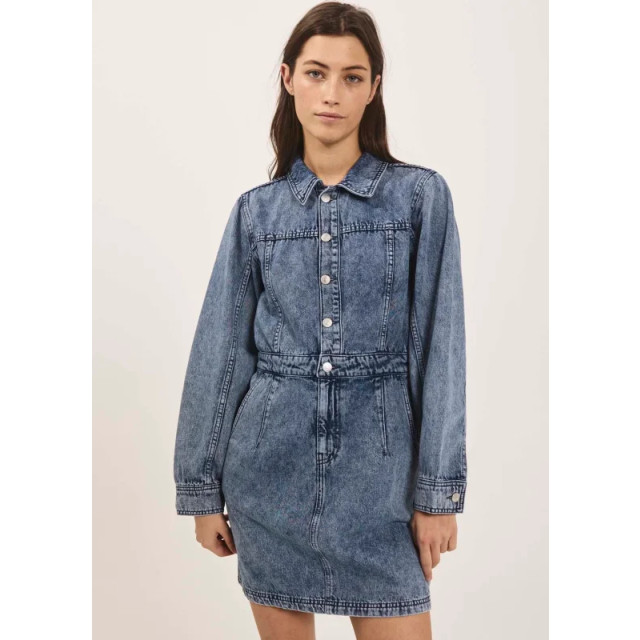 Norr Cara denim dress light blue - Cara denim dress light blue - NORR large