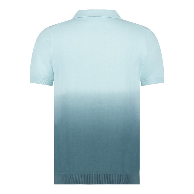 Blue Industry Dip dye effect polo KBIS24-M34 large