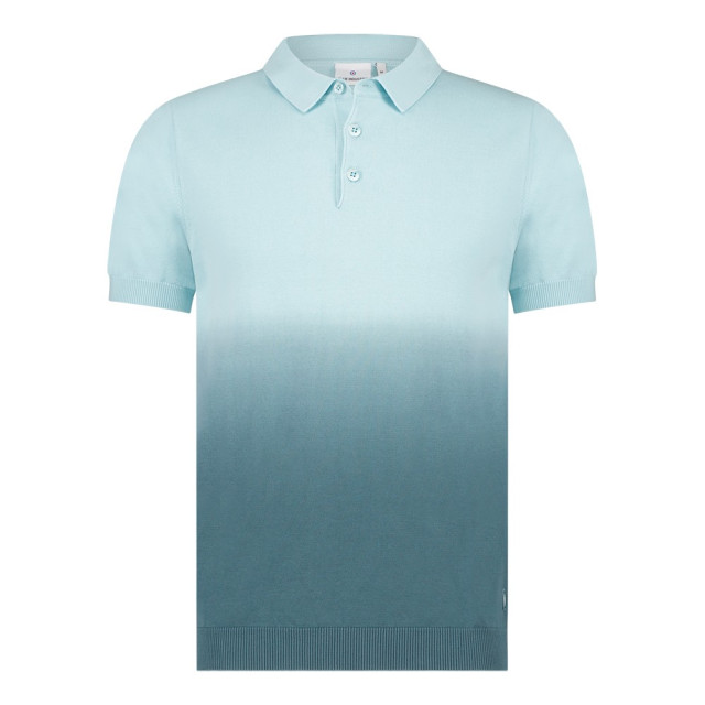 Blue Industry Dip dye effect polo KBIS24-M34 large