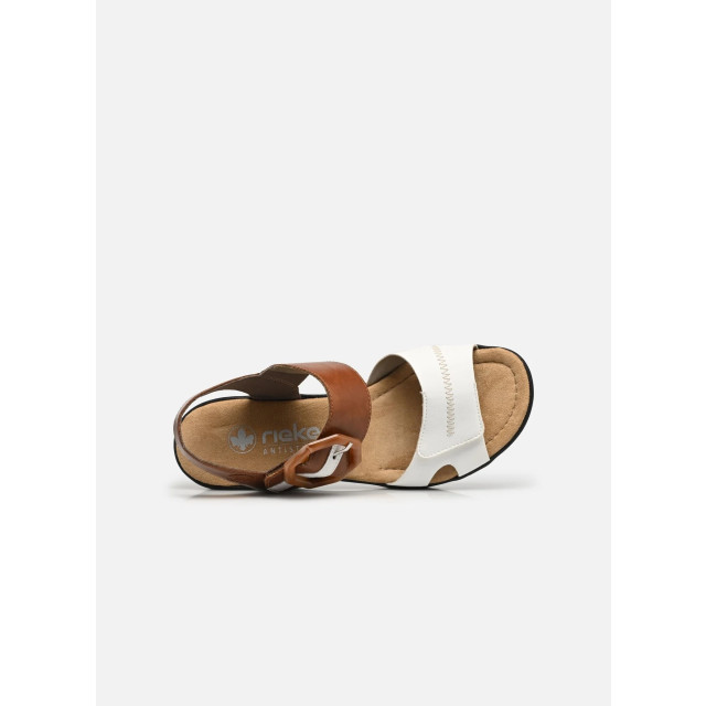 Rieker 68176-80 sandaal wit/bruin 3086 3086 large