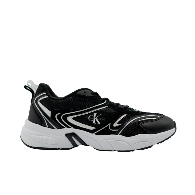 Calvin Klein Retro tennis sneakers retro-tennis-sneakers-00048313-black-white large
