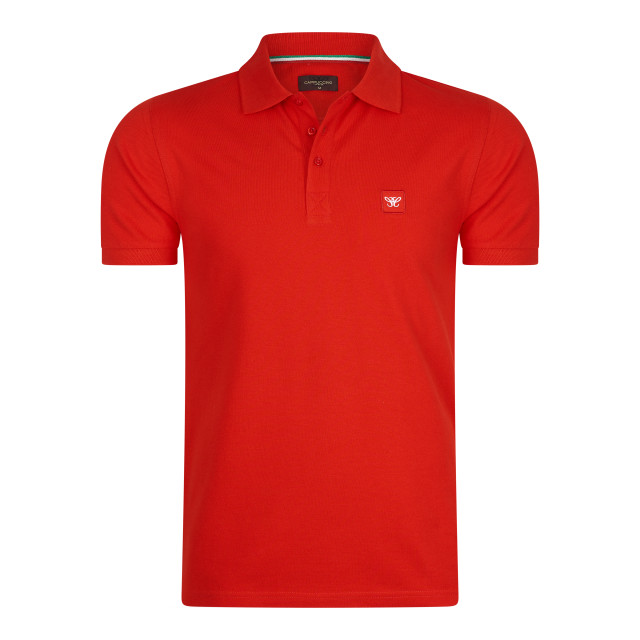 Cappuccino Italia Polo plain pique CAP-PIQ-PO-RED-L large