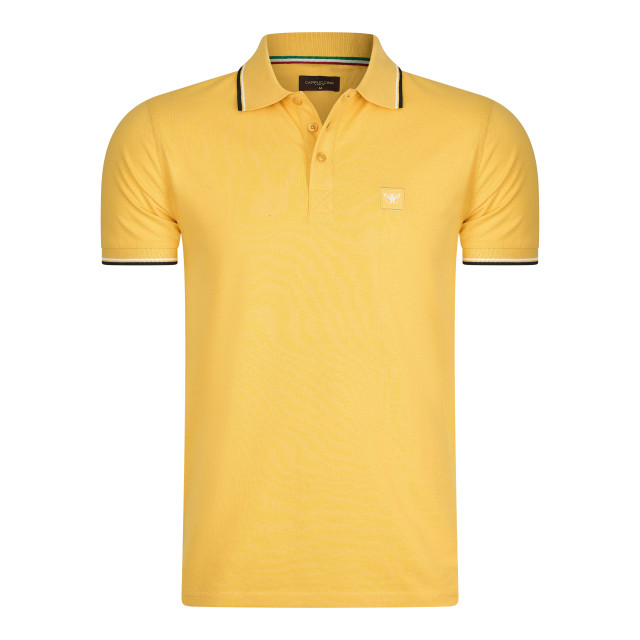 Cappuccino Italia Polo applique pique CAP-APP-PO-YLW-M large