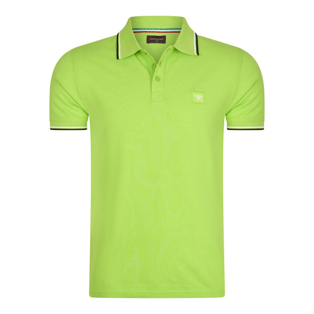 Cappuccino Italia Polo applique pique CAP-APP-PO-LIM-XL large