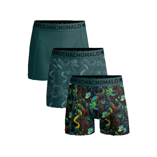 Muchachomalo Men 3-pack boxer shorts //solid U-SNAKEY1010-01nl_nl large