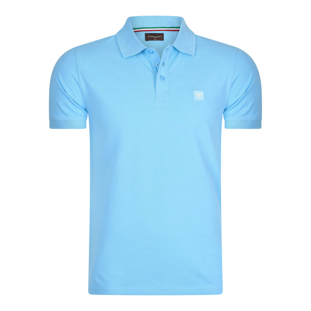 Cappuccino Italia Polo plain pique CAP-PIQ-PO-SKY-XL large