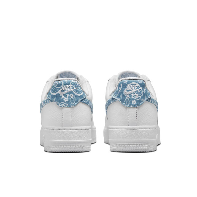 Nike Air force 1 low essential white worn blue paisley DH4406-100 large