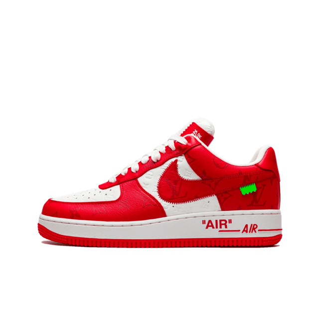Nike Air force 1 low louis vuitton virgil abloh white red 1A9V WHITE RED large
