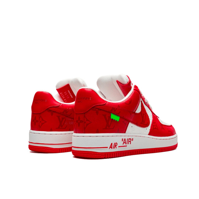 Nike Air force 1 low louis vuitton virgil abloh white red 1A9V WHITE RED large