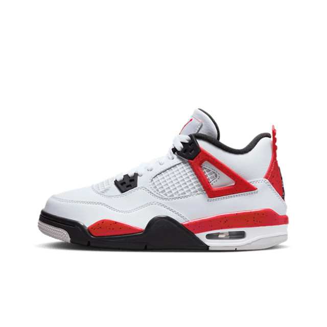 Nike Air jordan 4 retro red cement (gs) 408452-161 large