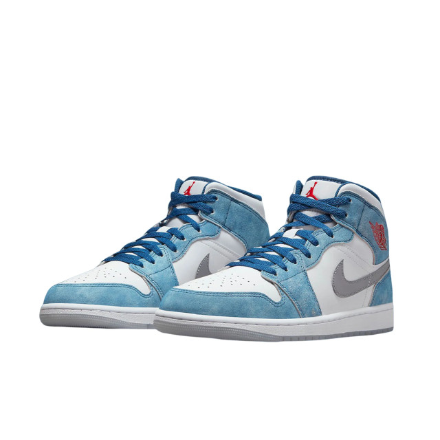 Nike Air jordan 1 mid se french blue light steel (gs) DR6235-401 large
