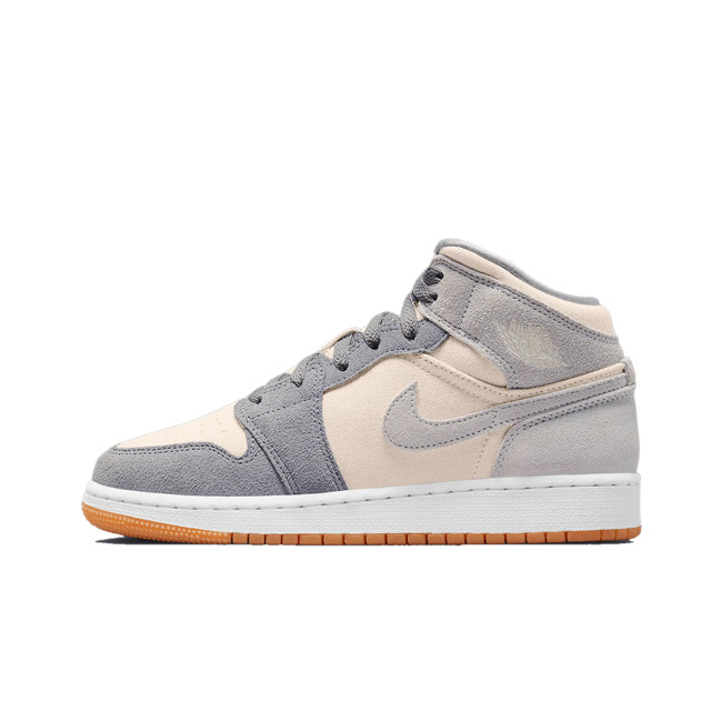 Nike Air jordan 1 mid se coconut milk particle grey (gs) DN4346-100 large
