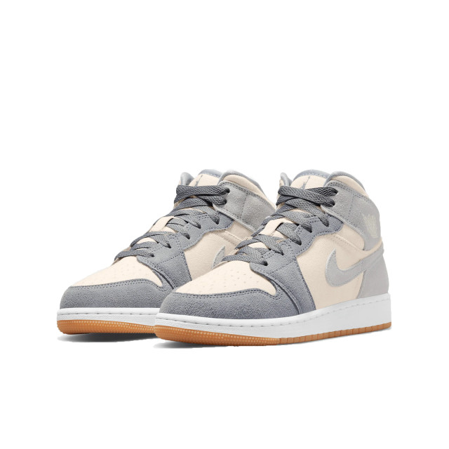 Nike Air jordan 1 mid se coconut milk particle grey (gs) DN4346-100 large
