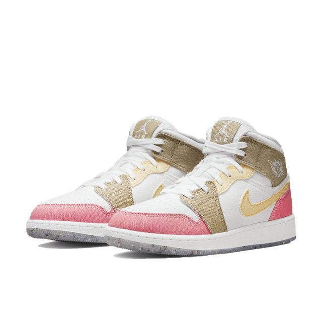 Nike Air jordan 1 mid pastel grind (gs) DJ0338-100 large