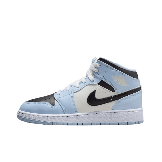 Nike Air jordan 1 mid ice blue (gs) 555112-401 large