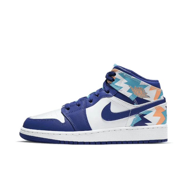 Nike Air jordan 1 mid geometric (gs) 555112-105 large