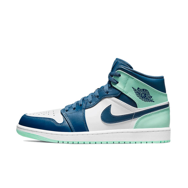 Nike Air jordan 1 mid blue mint 554724-413 large