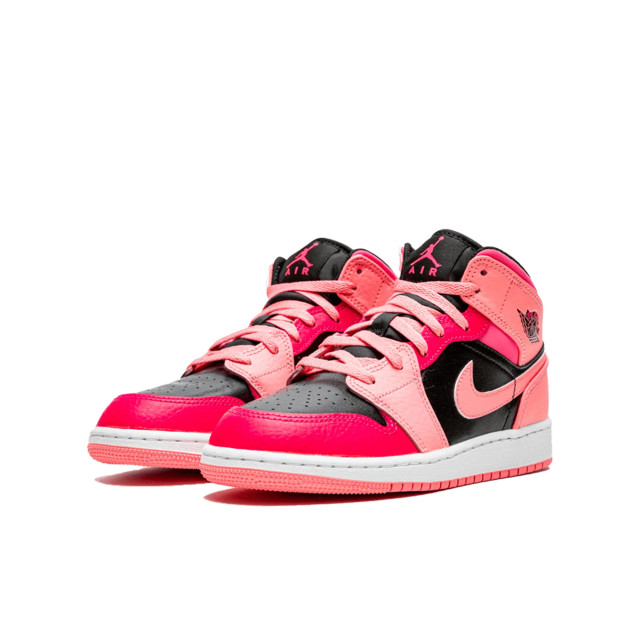 Nike Air jordan 1 mid coral chalk (gs) 554725-662 large