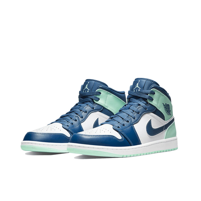 Nike Air jordan 1 mid blue mint 554724-413 large