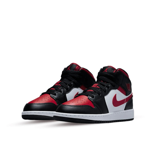 Nike Air jordan 1 mid alternate bred toe (gs) 554725-079 large