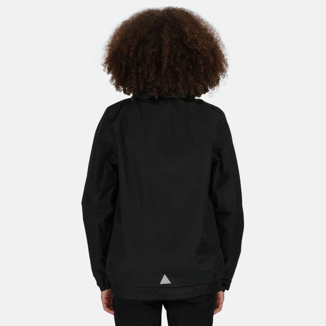 Regatta Kinderen/kinderen waterdicht windproof dover-jasje UTRG1604_blackash large