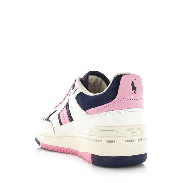 Polo Ralph Lauren Masters sport | white navy pink lage sneakers dames 809931328002 large