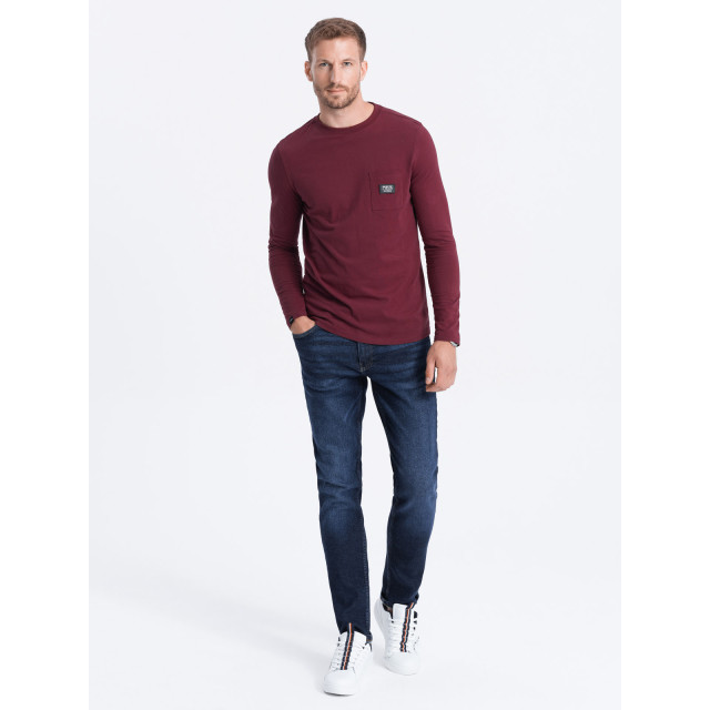 Ombre Longsleeve heren bordeaux san remo OM-L156-3 large