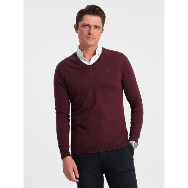 Ombre Trui heren vaste overhemd kraag jolympia 0102-MAROON large