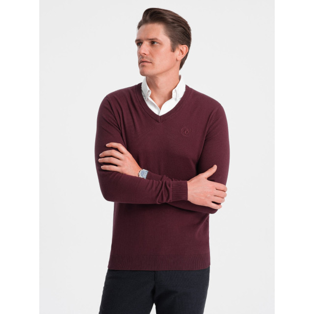 Ombre Trui heren vaste overhemd kraag jolympia 0102-MAROON large