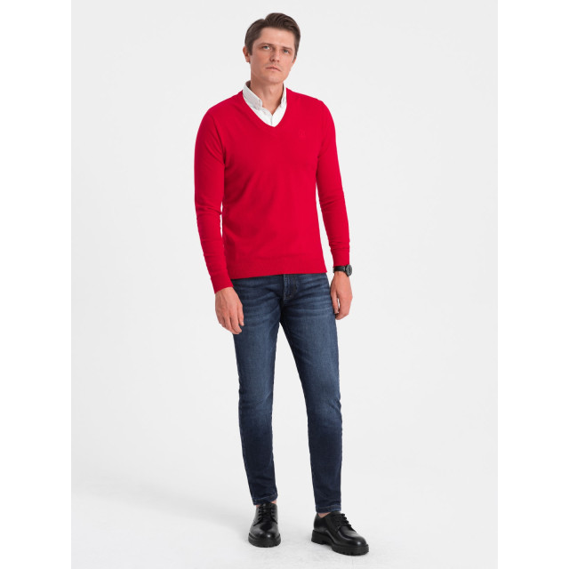 Ombre Trui heren vaste overhemd kraag - romana 0102-RED large
