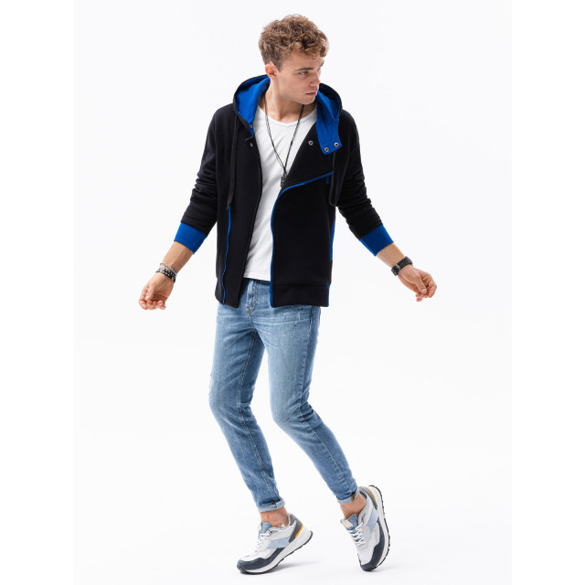 Ombre Hoodie met rits voor heren b297 - sale-it-94 large