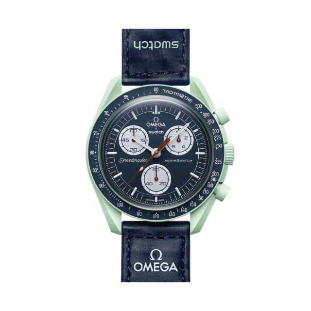 Swatch Bioceramic moonswatch mission to earth SO33G100 large