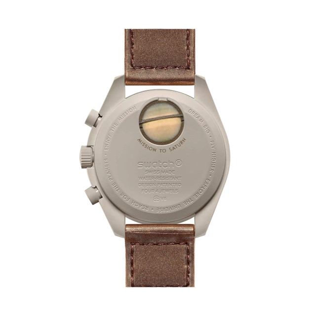 Swatch Bioceramic moonswatch mission to saturn SO33T100 large