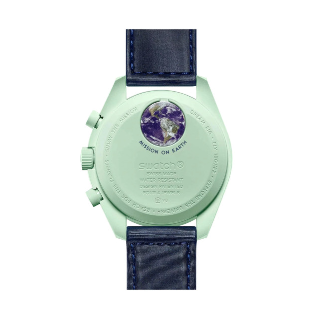 Swatch Bioceramic moonswatch mission to earth SO33G100 large