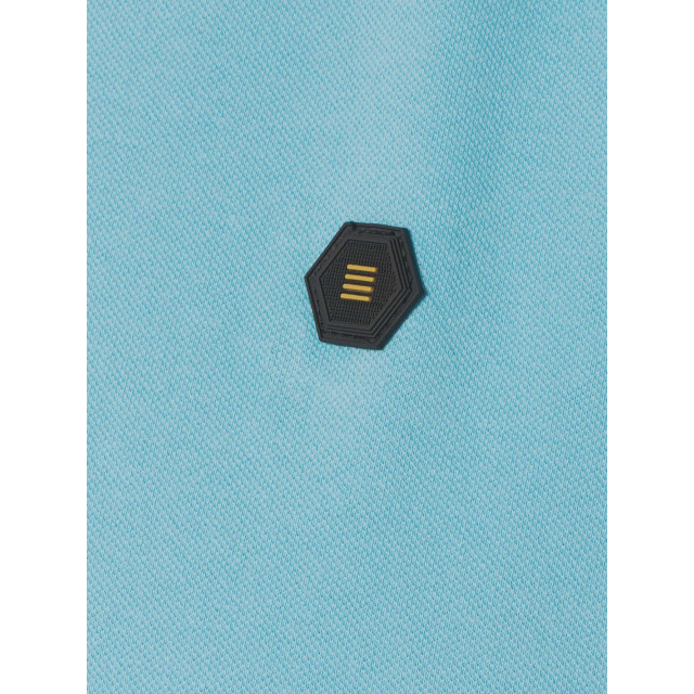 No Excess Polo korte mouw stretch aqua 23390361-036 large